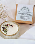 Vela soja tarro cristal (mini) vetiver, pachouli y lemongras