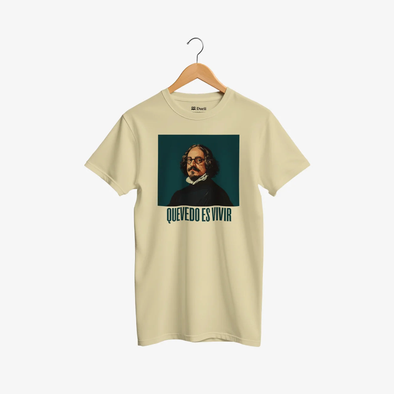 Camiseta «Quevedo es vivir» | Durii Editorial