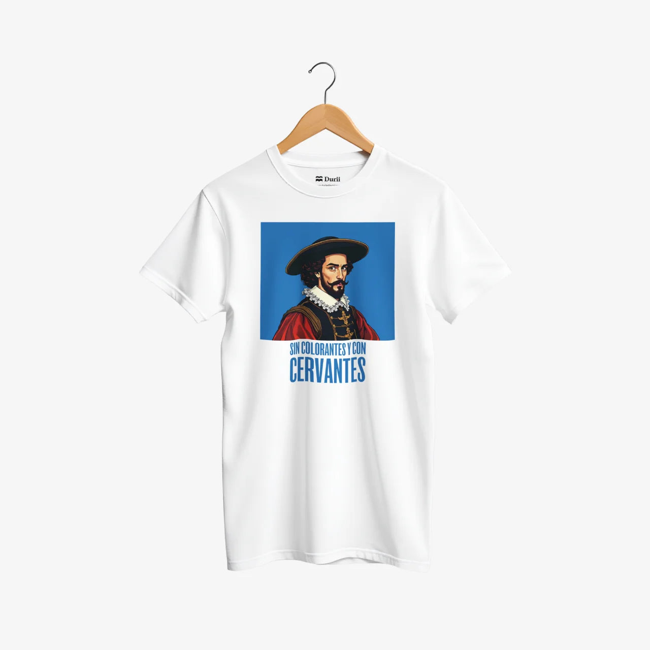 Camiseta «Sin colorantes y con Cervantes» | Durii Editorial