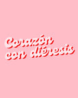 Corazón con diéresis